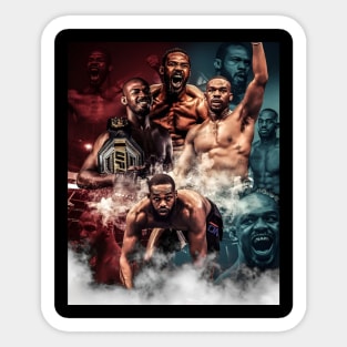 The GOAT - Jon Jones Sticker